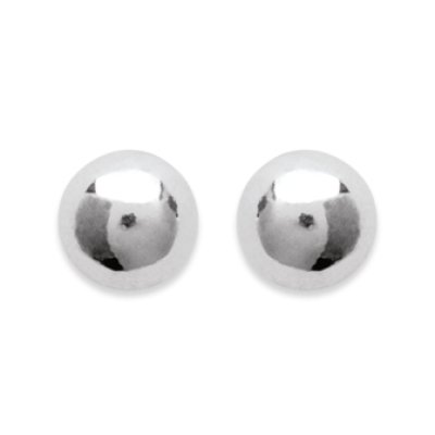 Boucles d'oreilles 2 mm clous tiges puces boules - Louise - argent massif 925