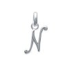 Pendentif argent massif 925 rhodié