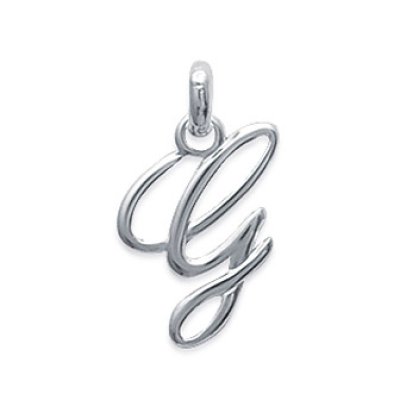 Pendentif argent massif 925 rhodié