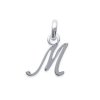 Pendentif argent massif 925 rhodié