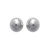 Boucles d'oreilles 8 mm clous tiges puces boules - Noemie - argent massif 925