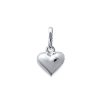 Pendentif argent massif 925 rhodié