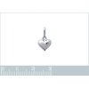 Pendentif argent massif 925 rhodié