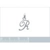 Pendentif argent massif 925 rhodié