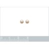 Boucles d'oreilles 4 mm puces clous - Sophie - argent massif - imitation perle