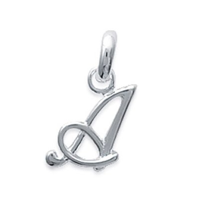 Pendentif argent massif 925 rhodié