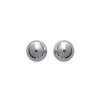 Boucles d'oreilles 6 mm boules puces clous - Esther - argent massif 925 rhodié