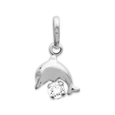 Pendentif argent massif 925 et cristal