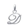 Pendentif argent massif 925 rhodié