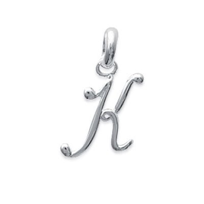 Pendentif argent massif 925 rhodié