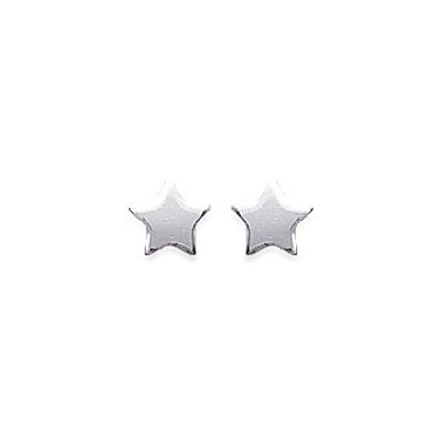 Boucles d'oreilles puces 5 mm petites étoiles tiges - Nahla - argent massif 925