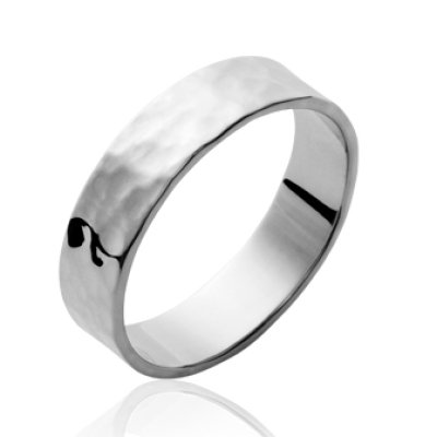 Bague argent massif 925 rhodié