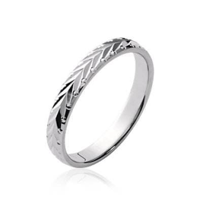 Bague argent massif 925 rhodié