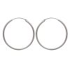 Boucles d'oreilles petites Créoles Argent 925 massif 25mm x 1.5mm